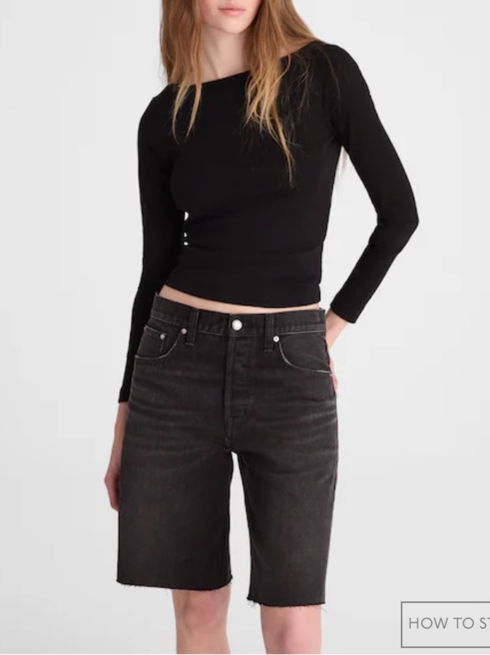 Madewell the Essex long baggy short